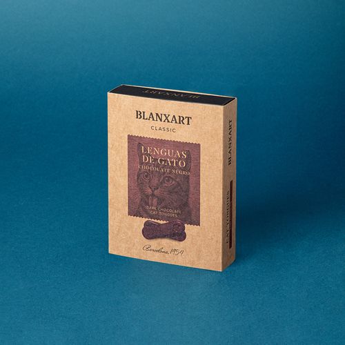 Llengües de gat de xocolata negra Blanxart 110g