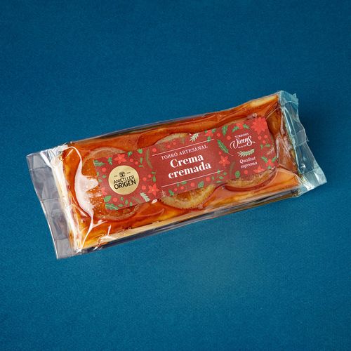 Turrón de yema quemada i naranja Ametller Origen 200 g