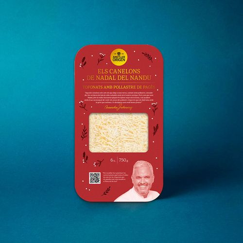 Canelons de Nadal del Nandu tofonats amb pollastre de pagès - 6u.