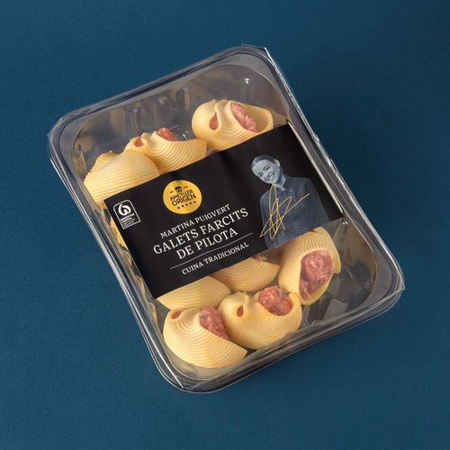 Galets rellenos de carne de pelota Ametller origen 300 g