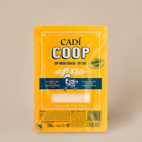 Queso cortado light Cadí 200 g