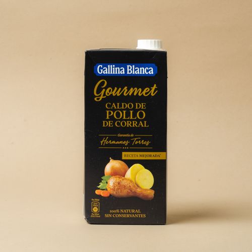 Brou gourmet de pollastre Gallina Blanca 1L