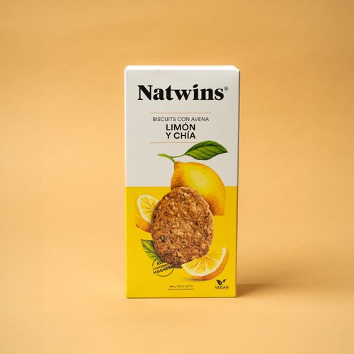 Galletas de limón y chía Natwins 160g
