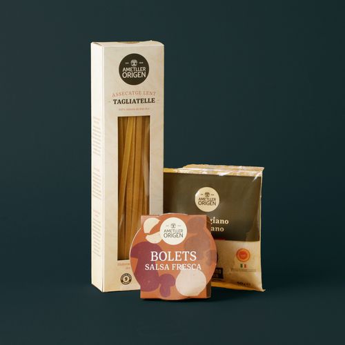 Pasta de bolets i formatge