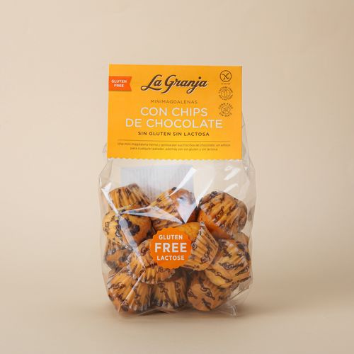 Madalenas mini bombón sin gluten y sin lactosa La Granja 220g