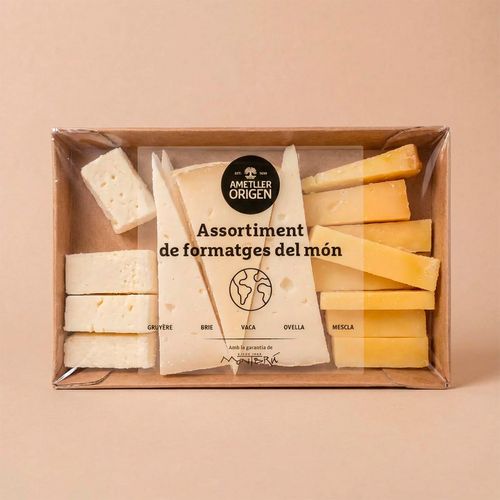 Bandeja quesos del mundo Ametller Origen 150g