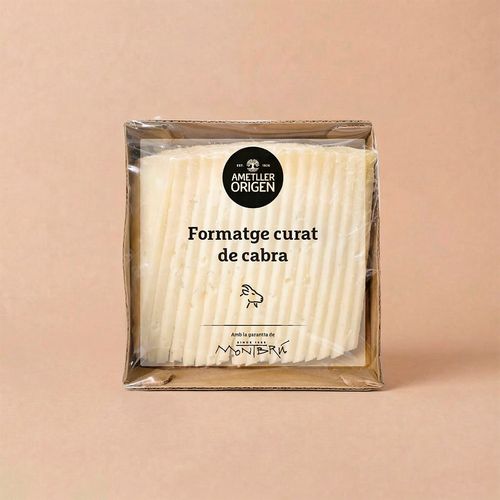 Formatge curat de cabra llescat Ametller Origen 160g