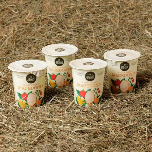 Yogur cremoso de macedonia Ametller Origen - 4uds.