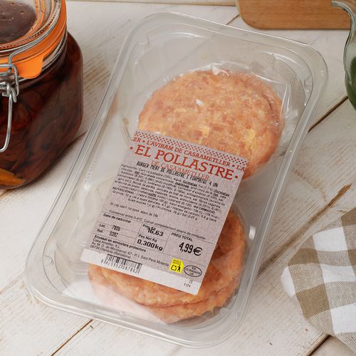 Hamburguesa pollo con queso Ametller Origen 300g
