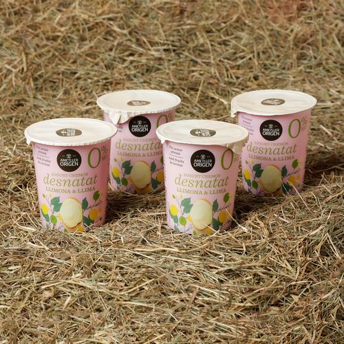 Iogurt cremós desnatat amb llima i llimona Ametller Origen 125g - 4u.
